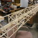 Image for article titled Man makes giant 13.4-foot-long space station with 282,000 matchsticks